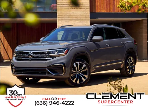 White 2023 Volkswagen Atlas Cross Sport 3.6L V6 SE w/Technology for sale in Saint Charles, MO