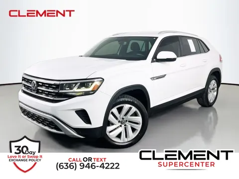 White 2023 Volkswagen Atlas Cross Sport 3.6L V6 SE w/Technology for sale in Saint Charles, MO