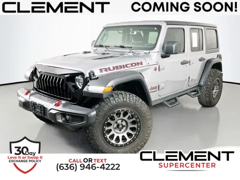 Silver 2021 Jeep Wrangler Unlimited Rubicon for sale in Saint Charles, MO