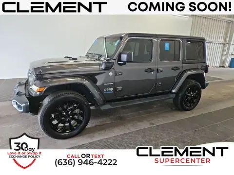Gray 2021 Jeep Wrangler Unlimited Sahara 4xe for sale in Saint Charles, MO