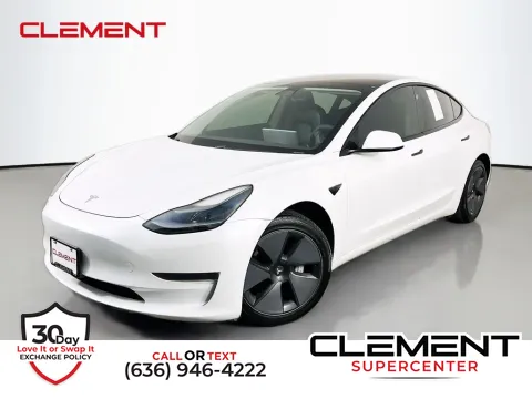 White 2021 Tesla Model 3 Standard Range Plus for sale in Saint Charles, MO
