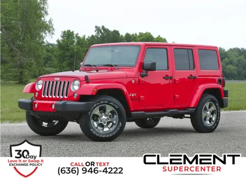White 2017 Jeep Wrangler Unlimited Sahara for sale in Saint Charles, MO