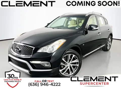 Black 2017 INFINITI QX50 for sale in Saint Charles, MO