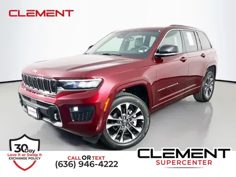 Red 2025 Jeep Grand Cherokee Overland for sale in Saint Charles, MO