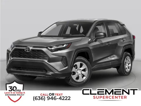 Black 2025 Toyota RAV4 LE for sale in Saint Charles, MO