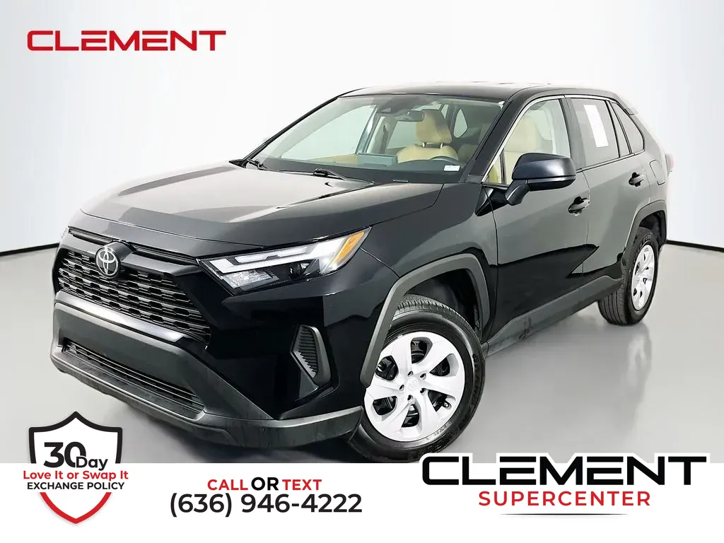 Black 2025 Toyota RAV4 LE for sale in Saint Charles, MO