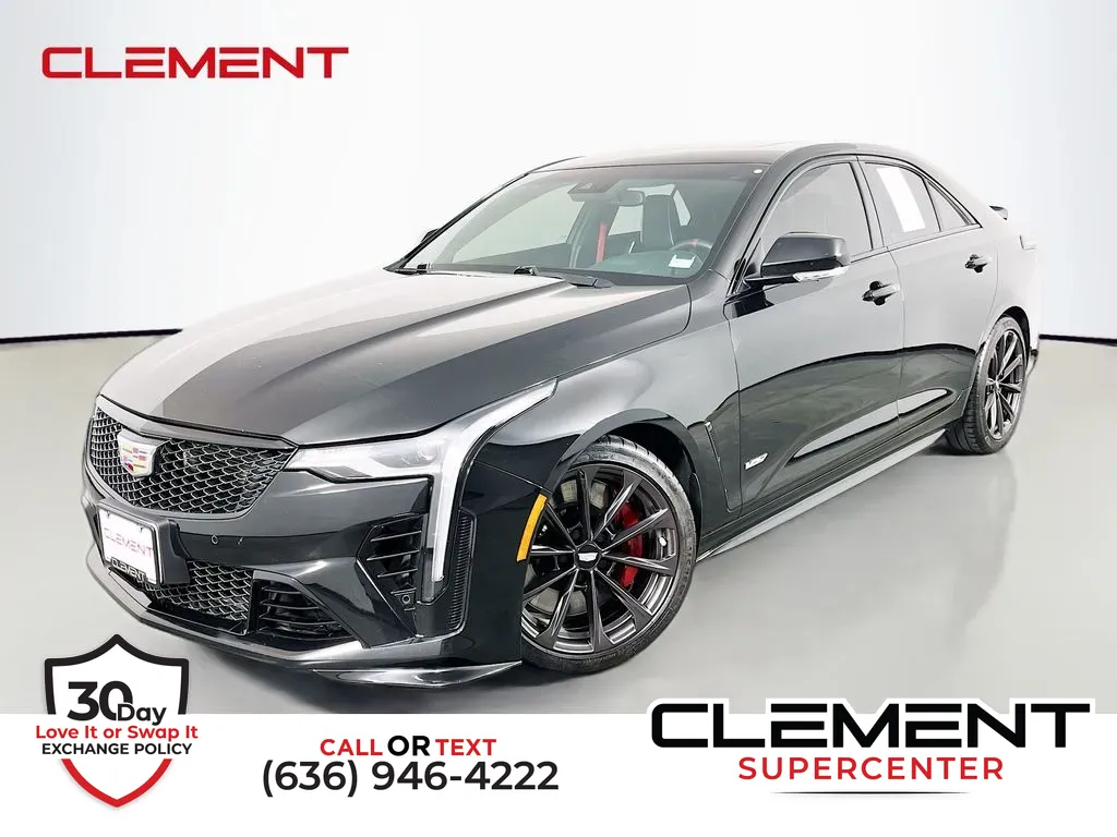 Black 2023 Cadillac CT4 V-Series for sale in Saint Charles, MO