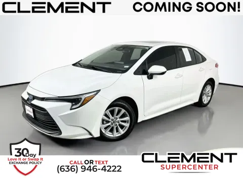 White 2024 Toyota Corolla Hybrid LE for sale in Saint Charles, MO
