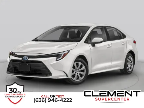 White 2024 Toyota Corolla Hybrid LE for sale in Saint Charles, MO