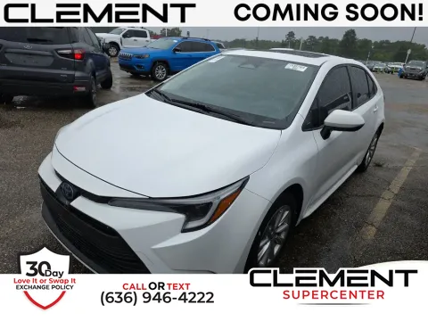 White 2024 Toyota Corolla Hybrid LE for sale in Saint Charles, MO
