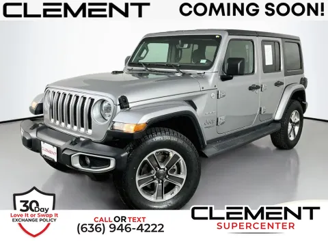 Silver 2020 Jeep Wrangler Unlimited Sahara for sale in Saint Charles, MO