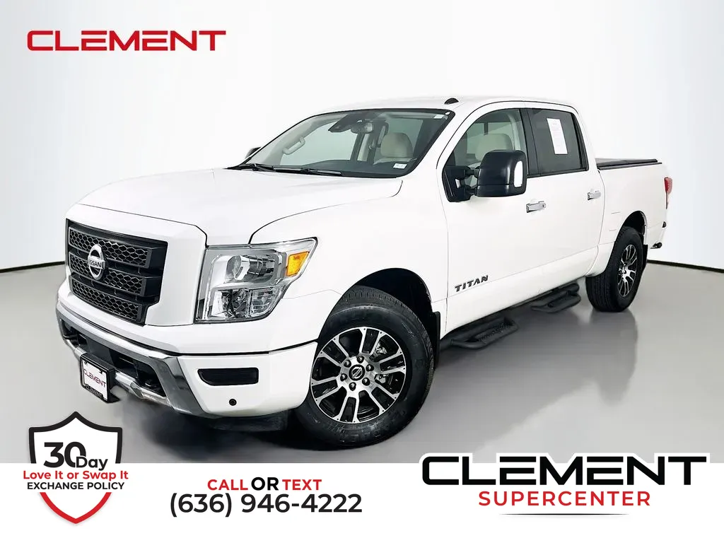 White 2021 Nissan Titan SV for sale in Saint Charles, MO