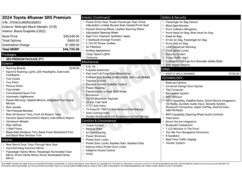Photos of 2024 Toyota 4Runner SR5 Premium for sale in Saint Charles, MO at Clement Supercenter