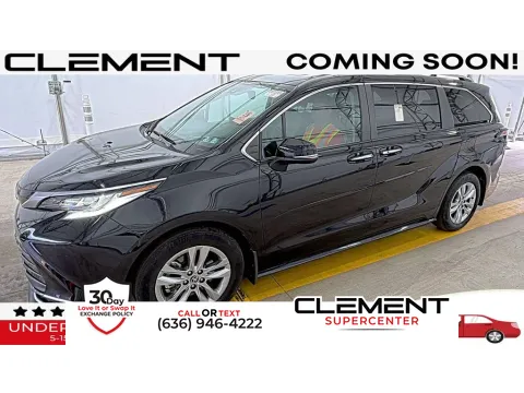 Black 2022 Toyota Sienna Limited for sale in Saint Charles, MO