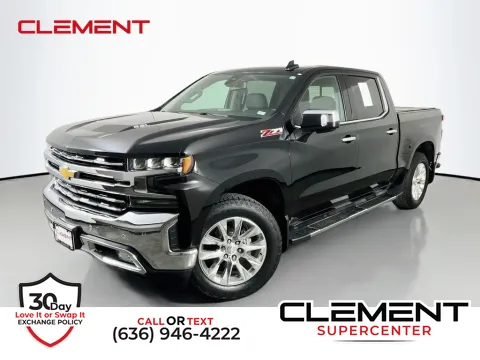Black 2019 Chevrolet Silverado 1500 LTZ for sale in Saint Charles, MO