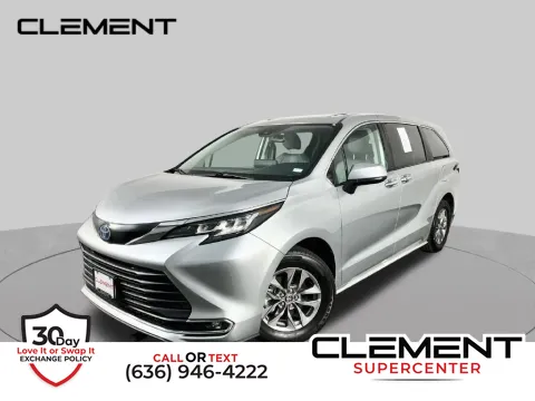 Silver 2023 Toyota Sienna XLE for sale in Saint Charles, MO