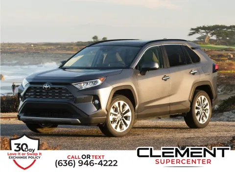 Blue 2019 Toyota RAV4 Limited for sale in Saint Charles, MO