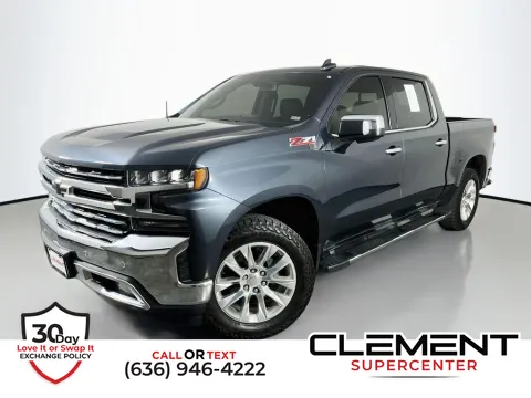 Gray 2021 Chevrolet Silverado 1500 LTZ for sale in Saint Charles, MO