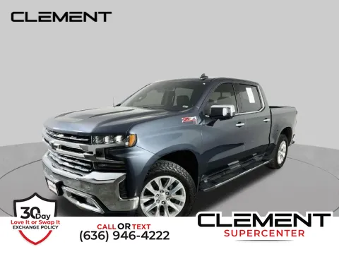 Gray 2021 Chevrolet Silverado 1500 LTZ for sale in Saint Charles, MO