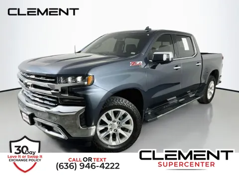 Gray 2021 Chevrolet Silverado 1500 LTZ for sale in Saint Charles, MO