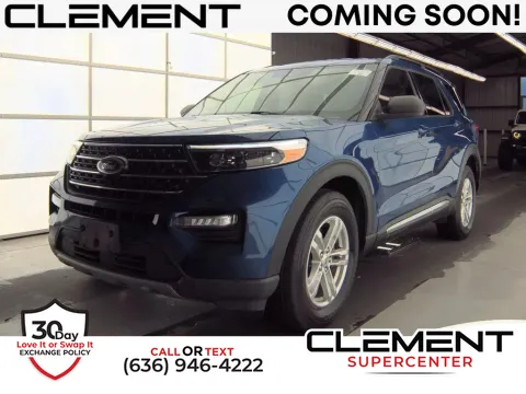 Blue 2022 Ford Explorer XLT for sale in Saint Charles, MO