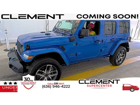 Blue 2024 Jeep Wrangler Sport S 4xe for sale in Saint Charles, MO