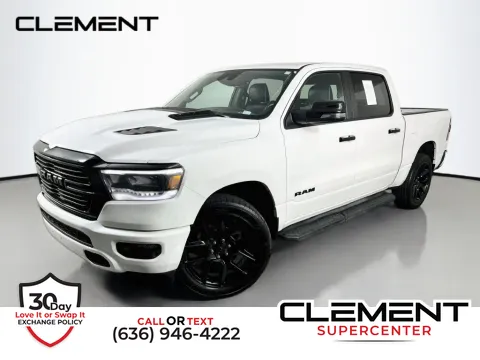 White 2023 Ram 1500 Laramie for sale in Saint Charles, MO