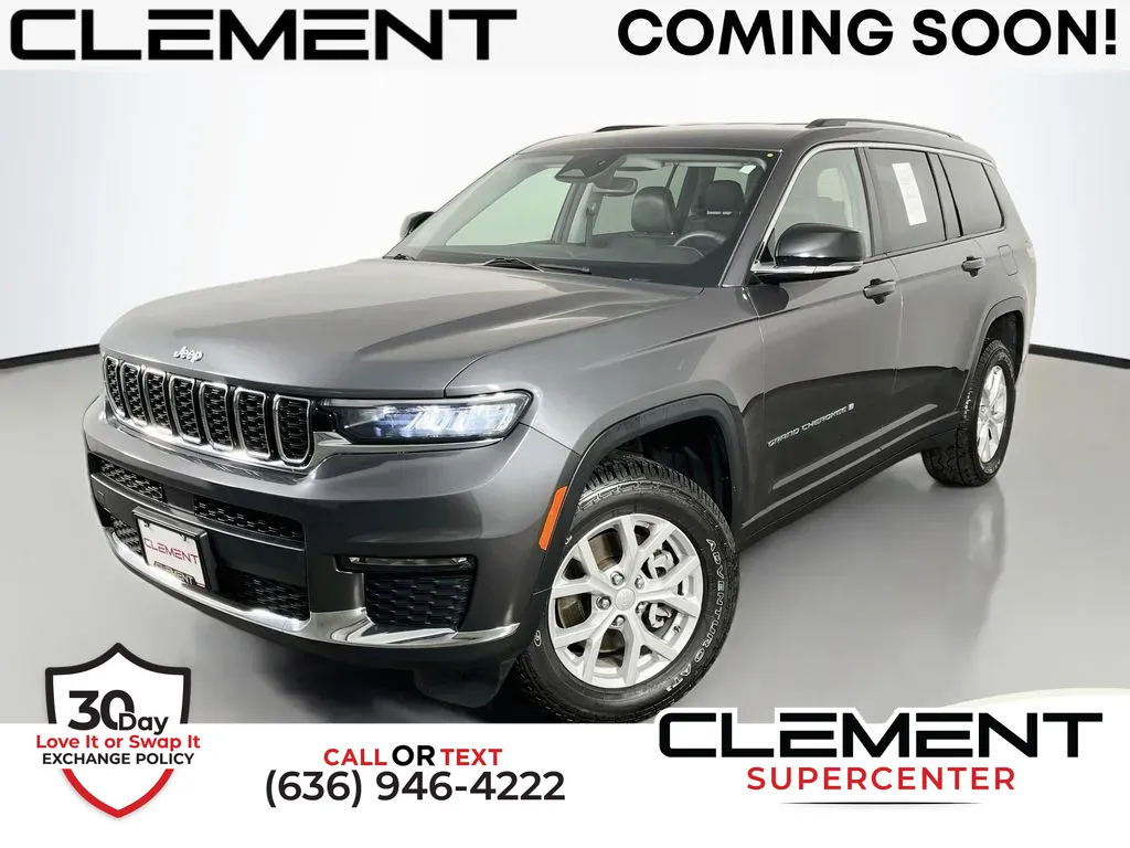 Gray 2023 Jeep Grand Cherokee L Limited for sale in Saint Charles, MO