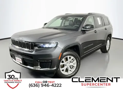 Gray 2023 Jeep Grand Cherokee L Limited for sale in Saint Charles, MO