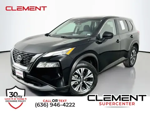 Black 2023 Nissan Rogue SV for sale in Saint Charles, MO