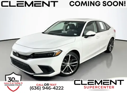 White 2022 Honda Civic Touring for sale in Saint Charles, MO