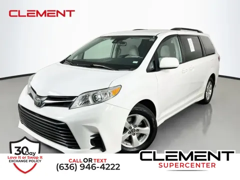 White 2020 Toyota Sienna LE for sale in Saint Charles, MO