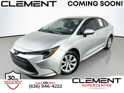Silver 2024 Toyota Corolla LE for sale in Saint Charles, MO