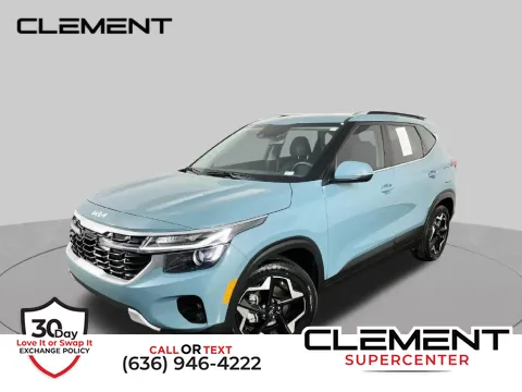 Blue 2024 Kia Seltos EX for sale in Saint Charles, MO