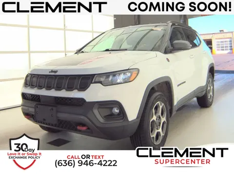 White 2022 Jeep Compass Trailhawk for sale in Saint Charles, MO