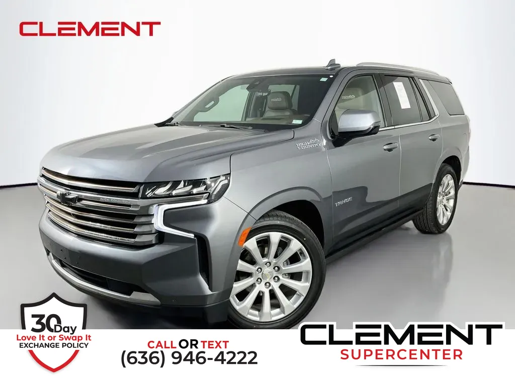 Gray 2021 Chevrolet Tahoe High Country for sale in Saint Charles, MO