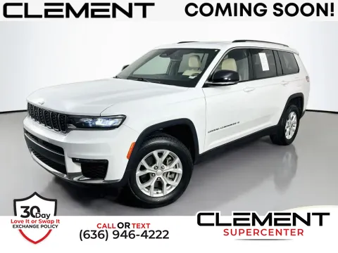 White 2023 Jeep Grand Cherokee L Limited for sale in Saint Charles, MO