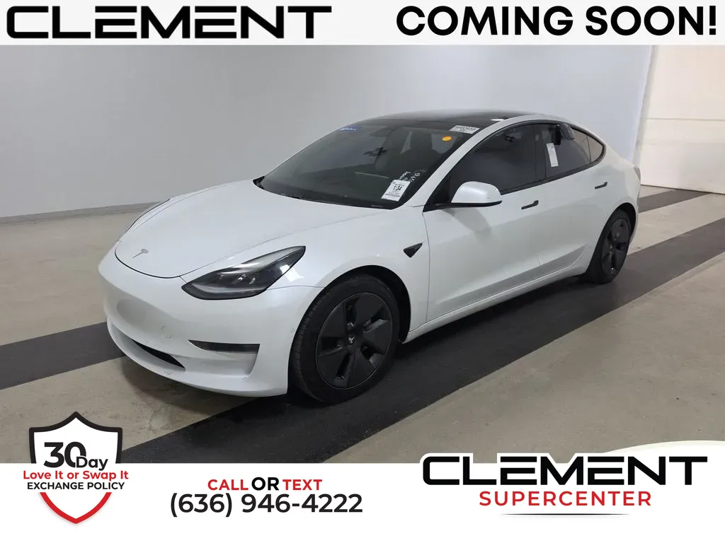 White 2021 Tesla Model 3 Standard Range Plus for sale in Saint Charles, MO