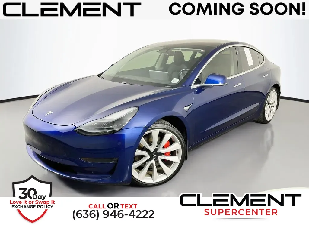 Blue 2019 Tesla Model 3 for sale in Saint Charles, MO