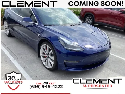Blue 2019 Tesla Model 3 for sale in Saint Charles, MO