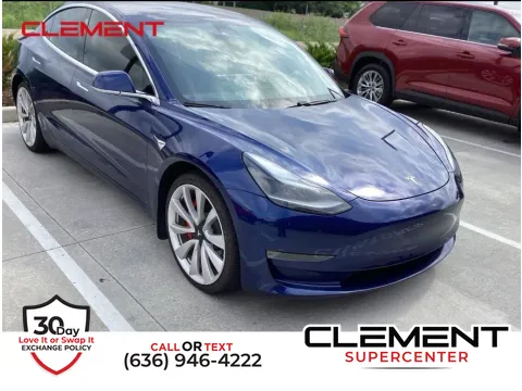 Blue 2019 Tesla Model 3 for sale in Saint Charles, MO