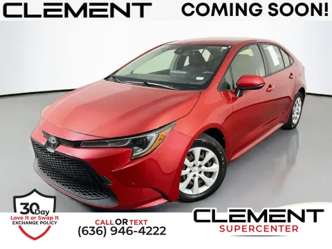 Red 2021 Toyota Corolla LE for sale in Saint Charles, MO