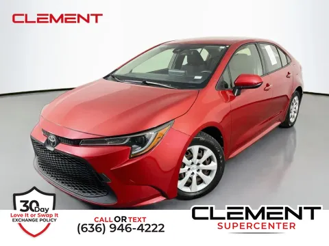 Red 2021 Toyota Corolla LE for sale in Saint Charles, MO