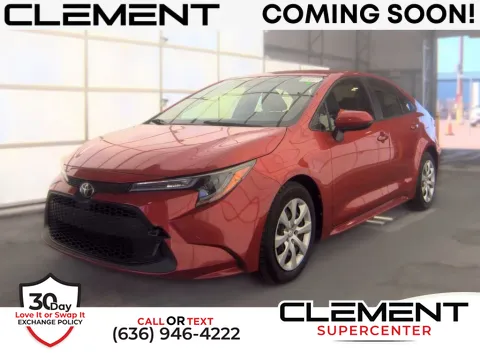 Red 2021 Toyota Corolla LE for sale in Saint Charles, MO