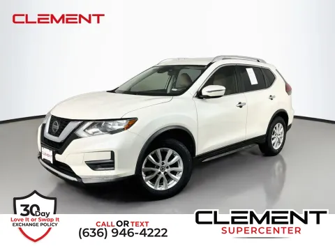 White 2019 Nissan Rogue SV for sale in Saint Charles, MO