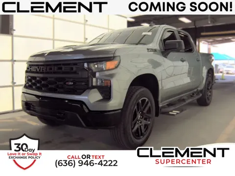 Gray 2024 Chevrolet Silverado 1500 Custom Trail Boss for sale in Saint Charles, MO