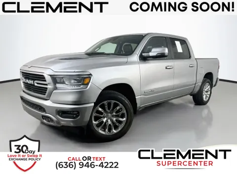 Silver 2023 Ram 1500 Laramie for sale in Saint Charles, MO