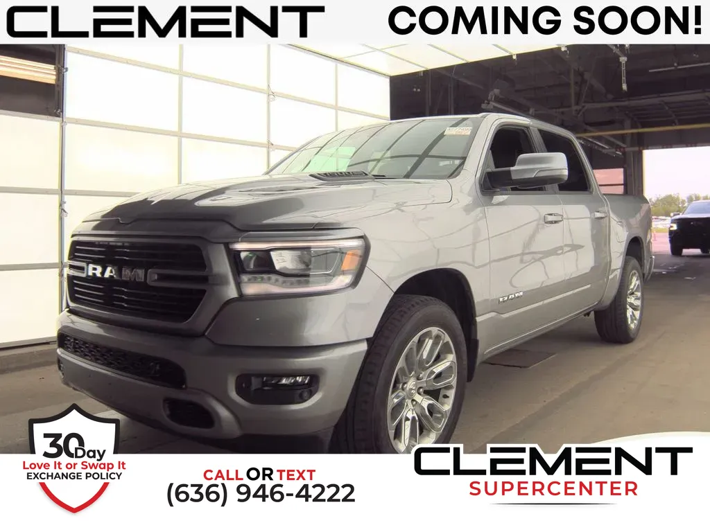 Silver 2023 Ram 1500 Laramie for sale in Saint Charles, MO