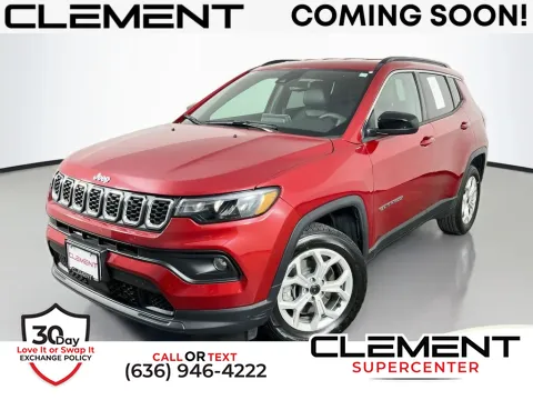 Red 2025 Jeep Compass Latitude for sale in Saint Charles, MO