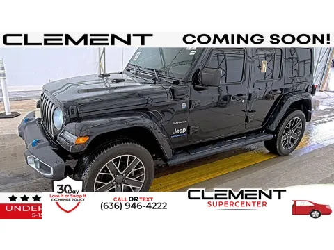 Black 2023 Jeep Wrangler Sahara 4xe for sale in Saint Charles, MO